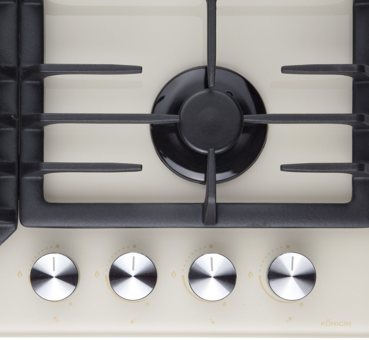 Встраиваемые варочные панели, Газовая варочная панель Konigin Blaze 604 Закаленное стекло