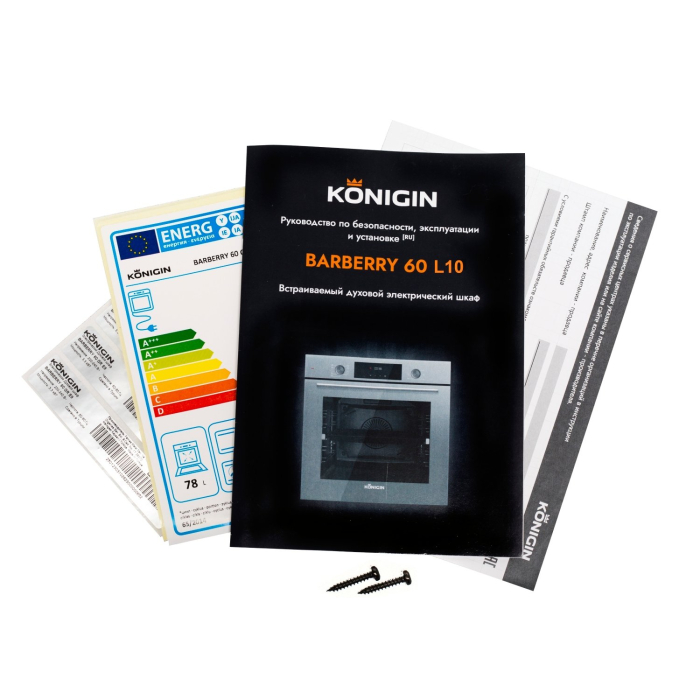 Духовые шкафы, Шкаф духовой электрический Konigin Barberry 60 BKХ L10