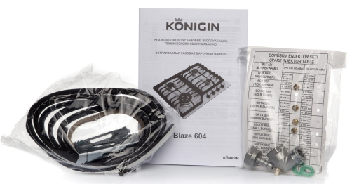Газовая варочная панель Konigin Blaze 604 IXW