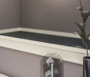 Зеркало Гранд / Ливерпуль СБ-3528 МДФ Классика Светлый