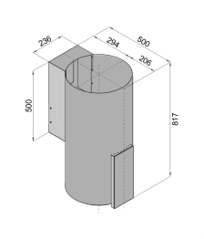 Кухонная вытяжка Konigin Equilibrium W Glass