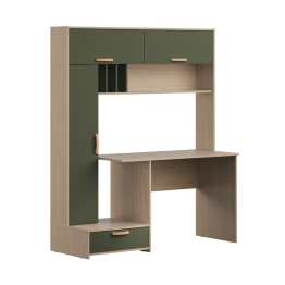 Стол письменный Лайт 03.243 Н, плэйн, дымчатый зеленый