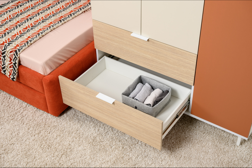 Для одежды, Шкаф Марвэл 16.317.03, белый, сатин, плэйн, безмолвная пустыня