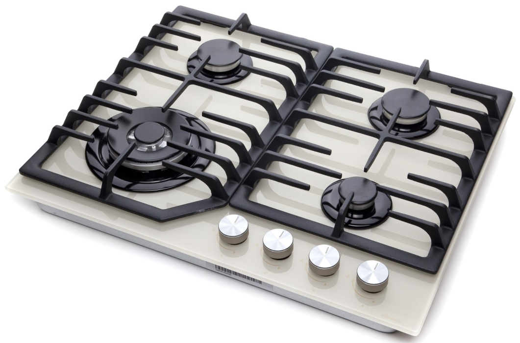 Встраиваемые варочные панели, Газовая варочная панель Konigin Blaze 604 Закаленное стекло