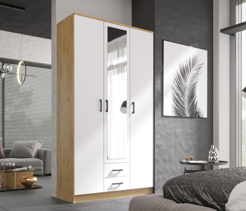 Для одежды, Шкаф Трио распашной 1,2 м ЛДСП