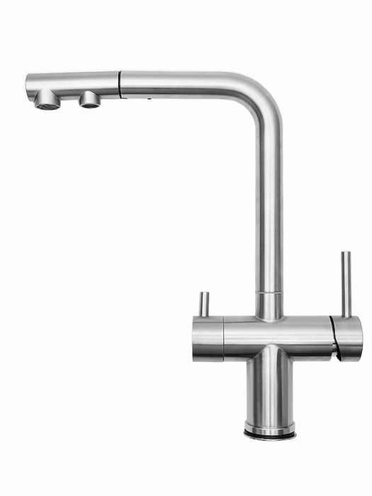 Смесители, Смеситель для кухни Osgard BALANS PLUS с возможностью подключения фильтрованной воды и вытяжным изливом