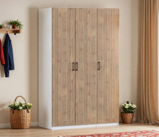 Для одежды, Шкаф трехдверный Макс 1500 мм, вариант №2 (ЛДСП)