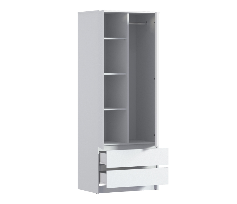 Шкафы распашные, Шкаф 2 дверный с ящиками Леон СБ-3362