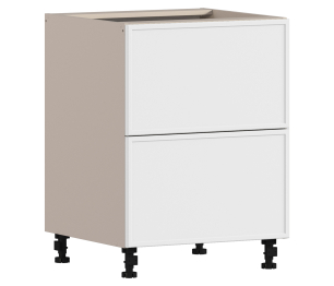 Квадро стол 2 ящ 60х82 см