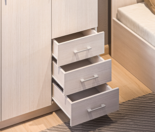 Шкаф 3 дверный Терра СБ-2797/1