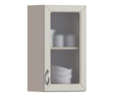 Сити, Сити шкаф навесной со стеклом 1 дв 40х72 см