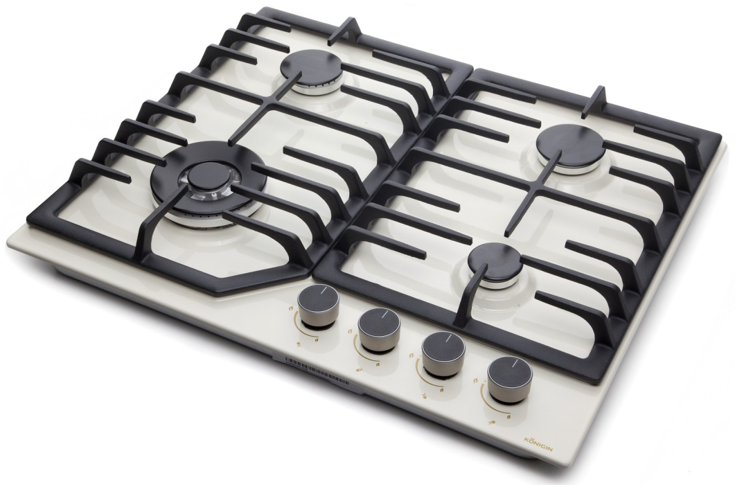 Встраиваемые варочные панели, Газовая варочная панель Konigin Blaze 604 Эмаль