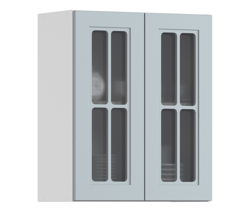 Навесные, MODERN шкаф навесной со стеклом 2 дв 60х72 см