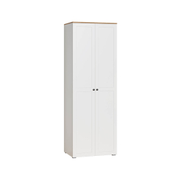 Шкаф Остин 13.224, белая шагрень, дуб золотой крафт