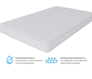 Леон/Бруклин СБ-3368 Кровать с матрасом Тропикана-Боннет плюс 1400*2000