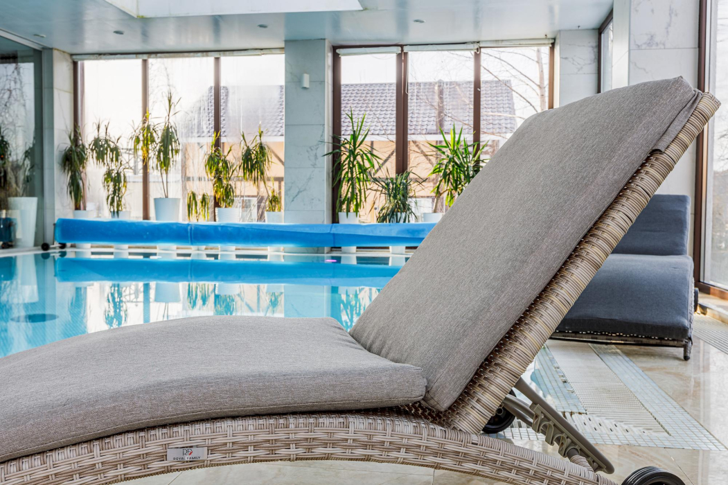 Шезлонги, Шезлонг AGATA бежевый с матрасом