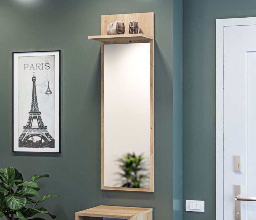 Зеркала в спальню, Зеркало Сидней СБ-2581 Дуб дикий