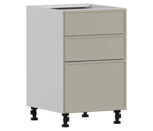 Квадро стол 3 ящ 50х82 см