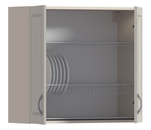 Сити шкаф навесной 2 дв 80х72 см