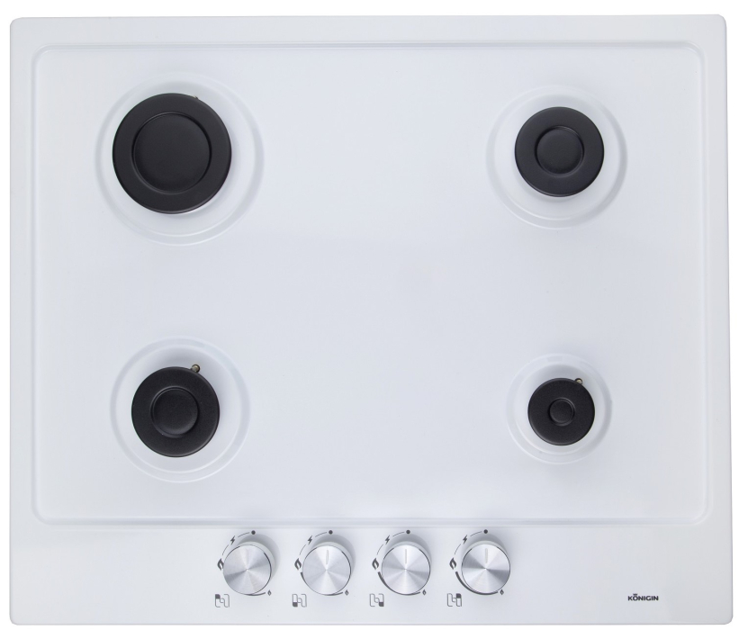 Встраиваемые варочные панели, Газовая варочная панель Konigin Spark 604 WH