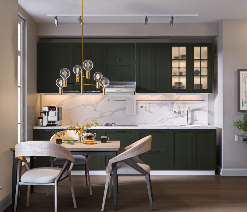 MODERN, MODERN шкаф навесной со стеклом 1 дв 30х93 см