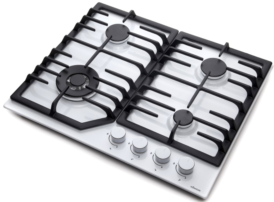 Встраиваемые варочные панели, Газовая варочная панель Konigin Blaze 604 Эмаль