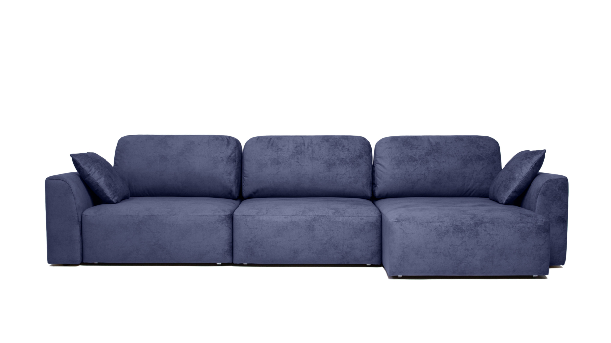 Диваны угловые в гостиную, Диван угловой Trump, велюр