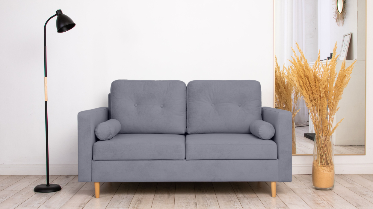 Диваны прямые кухонные, Диван Lucas 140, велюр