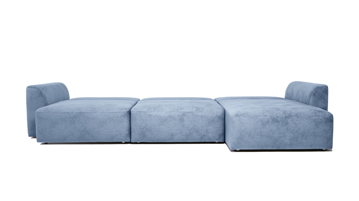 Диваны угловые в гостиную, Диван угловой Trump, велюр