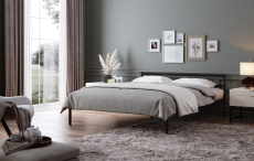 Кровати 140 см, Металлическая кровать Мета 1400 х 2000