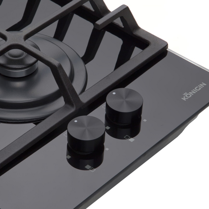 Встраиваемые варочные панели, Газовая варочная панель Konigin Flash 302 BKG