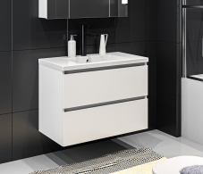 Тумбы в ванную комнату, Тумба Люкс СБ-3157 Белый