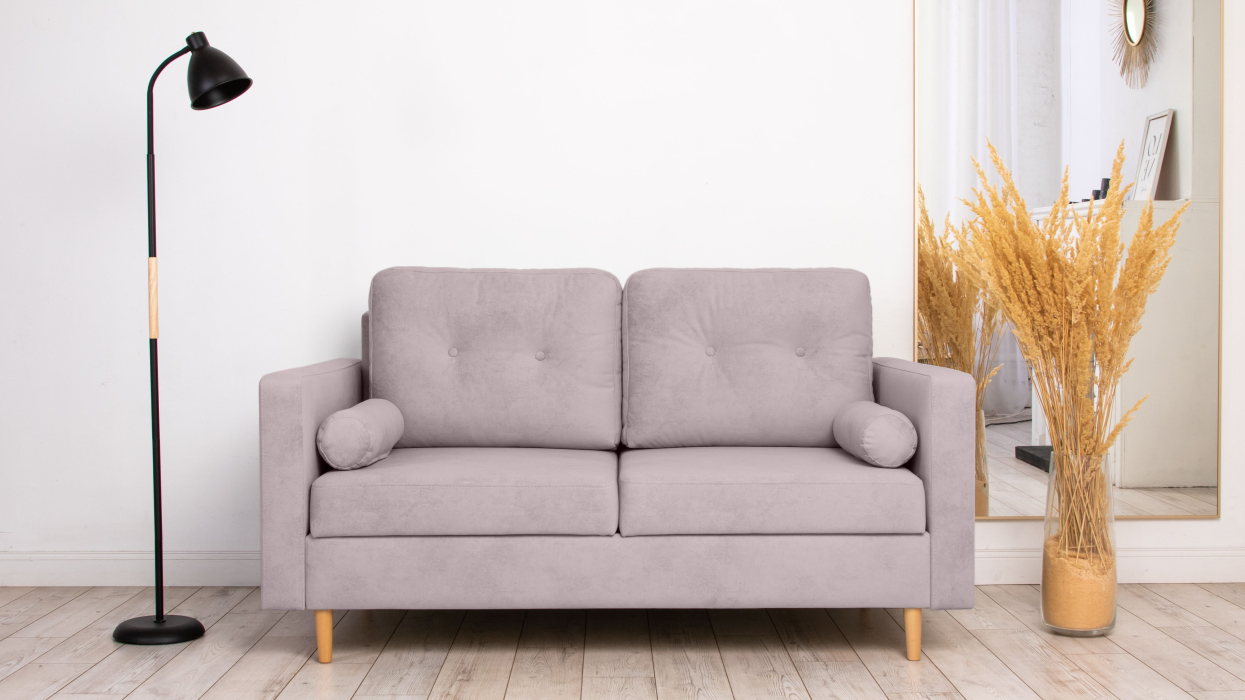 Диваны прямые кухонные, Диван Lucas 140, велюр