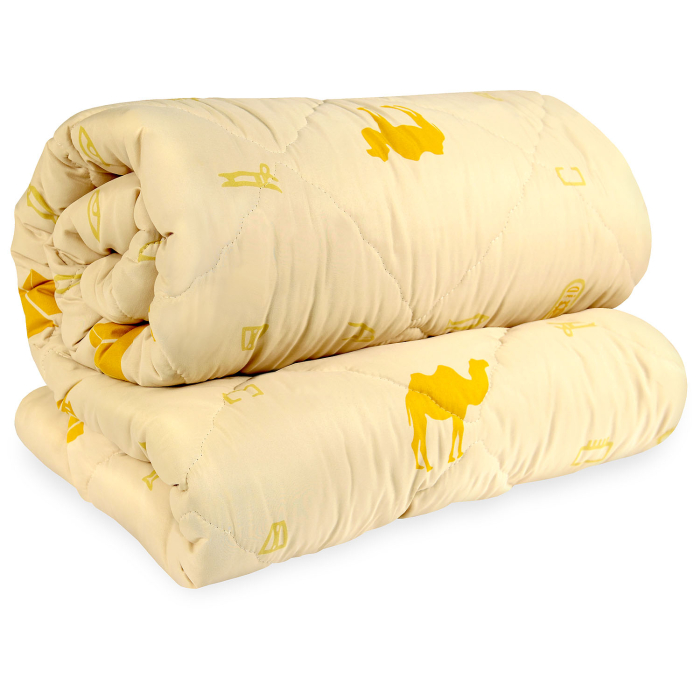 Одеяла, Одеяло из верблюжей шерсти в чехле из микрофибры, 140х205 см