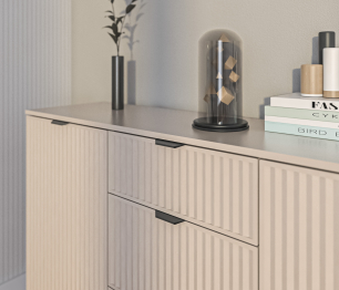 Комод Турин СБ-3571 Кашемир серый/МДФ Кашемир