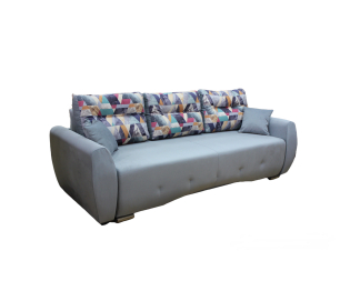 Прямой диван Джулиан с подлокотниками, велюр