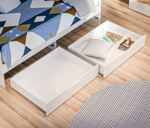 Мальта СБ-3298 Ящик для кровати Белый