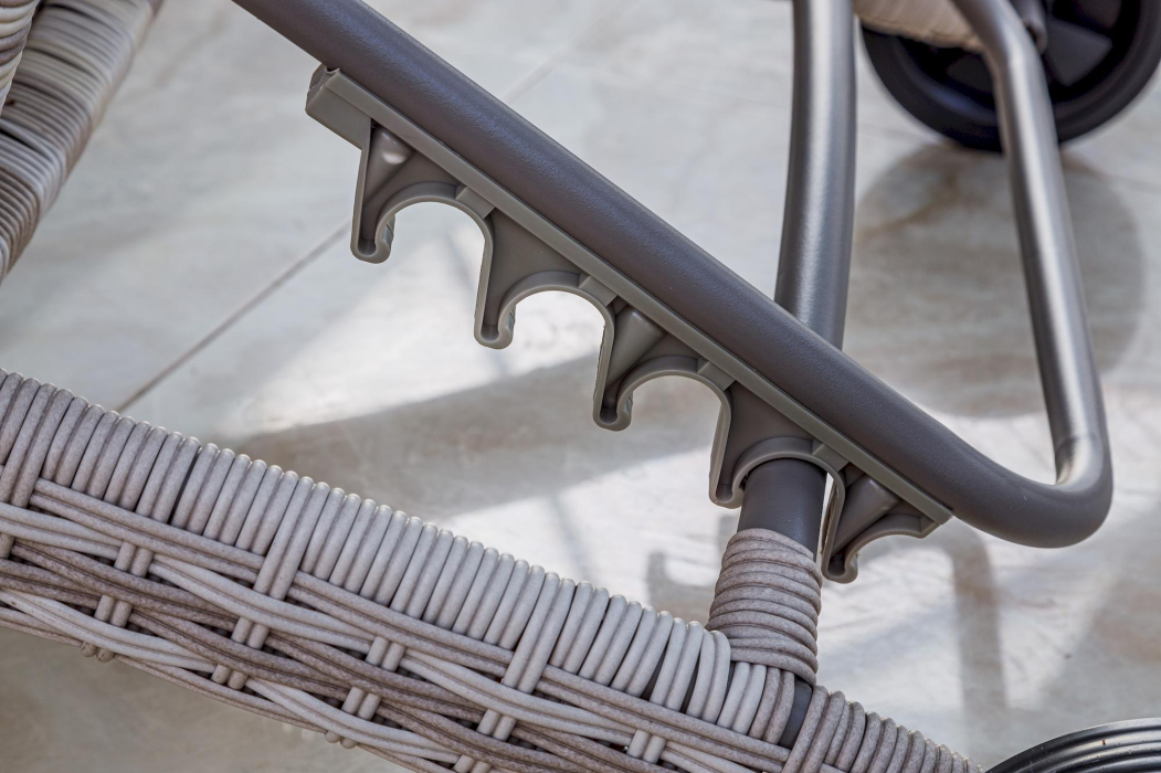 Шезлонги, Шезлонг AGATA бежевый без матраса