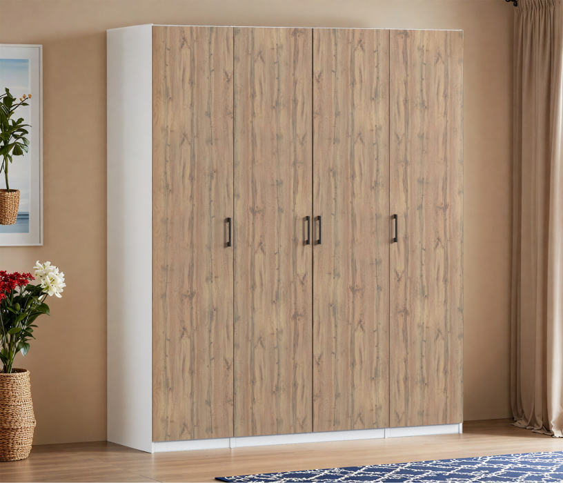 Для одежды, Шкаф четырехдверный Макс 2000 мм, вариант №4 (ЛДСП)