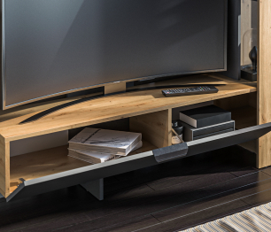 Стенка Лофт СБ-3411 Дуб дикий,Диамант серый/Диамант серый