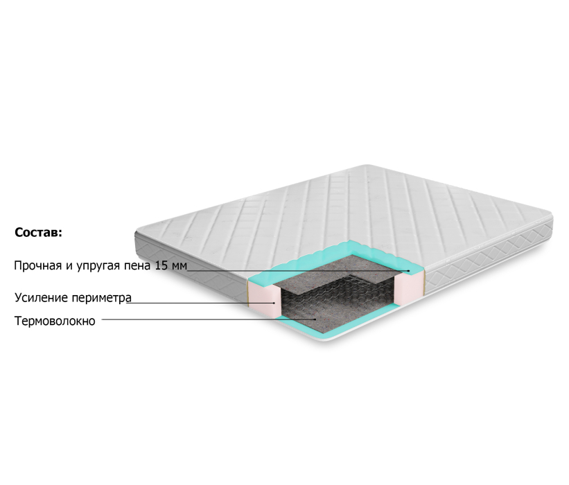 Двуспальные, Кровать Мамбо СБ-2679 1600 с ортопед. основанием и матрасом Боннет