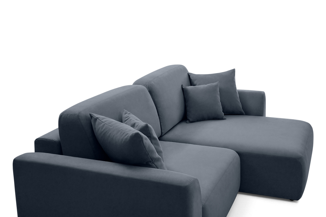 Диваны угловые в гостиную, Диван угловой Спейс, Велюр