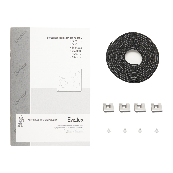 Встраиваемые варочные панели, Варочная панель электрическая EVELUX HEV 431 B