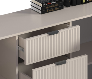 Комод Турин СБ-3571 Кашемир серый/МДФ Кашемир