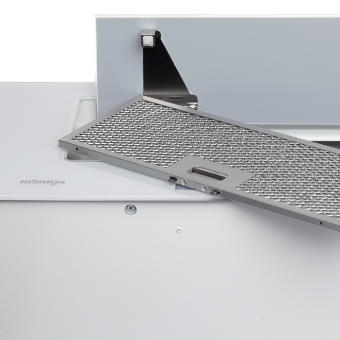 Вытяжки, Кухонная вытяжка Navi White Glass 90