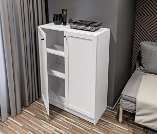 Стеллаж Твин СБ-3380 Белый