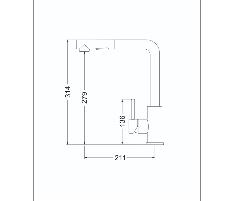 Смесители, Смеситель ЕС - 3010