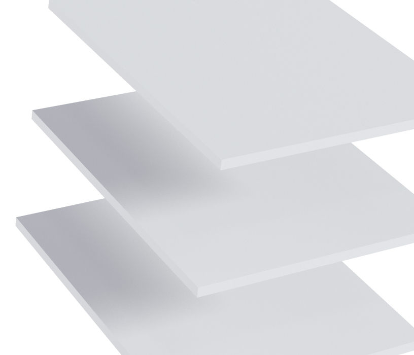 Мальта, Мальта СБ-3302 Полки 500 Белый (опция)