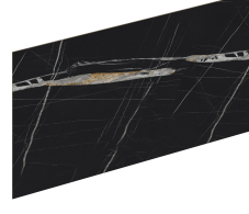 Стеновые панели, ПанельСт 6*2440*600 Черный Тунис 3074