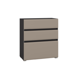 Комод Сидней 16.231.03, антрацит, веллюто капучино